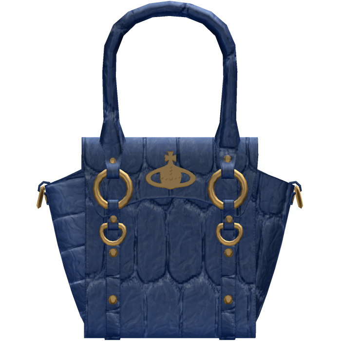 Blue Vivienne Westwood Baddie Purse Bag