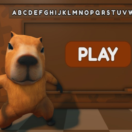 CAPYBARA'S SCHOOL RUN! (Obby) official Roblox game thumbnail