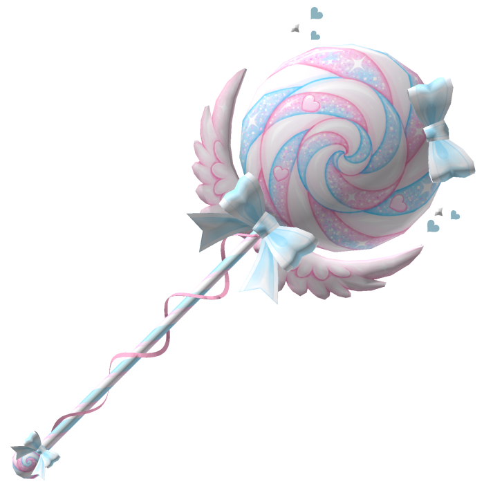 Angel Princess Cute Lollipop - Cotton Candy Pink