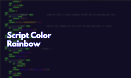 Script Color Rainbow