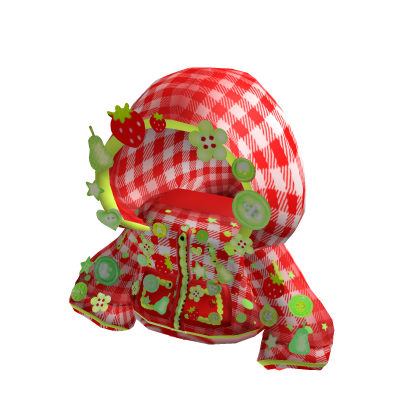 Plaid Igari Oversized Hoodie w/ Charms