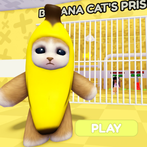 🍌 BANANA CAT'S PRISON RUN! (Obby) official Roblox game thumbnail