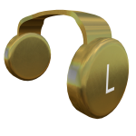 ✅ Golden Clockwork Headphones
