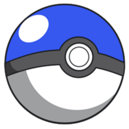 Blue Pokeball Roblox decal