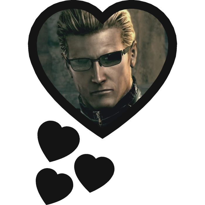 Albert Wesker Thinking Hearts Resident Evil