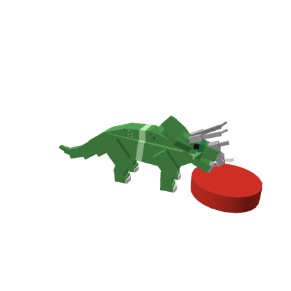 Green Triceratops