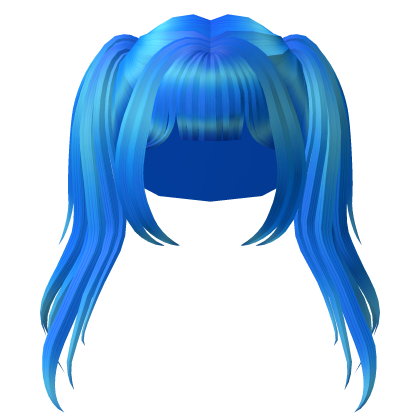 Blue Cyberpunk Lush School Girl Hair thumbnail