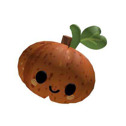 Happy Little Orange Freckled Pumpkin Sprout Buddy