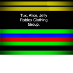 Tux, Jelly, Alice clothing.