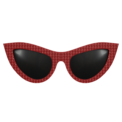 Skye Riley Smile Red Sunglasses Rhinestoned Shades Roblox item