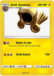Gold dominus roblox