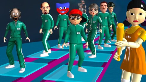 Impossible GLASS Bridge [Squid Game 3 UPD]