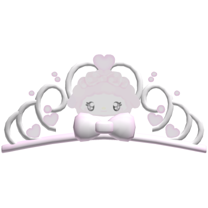 ♡・Cutesy bunny lamb doll pink tiara