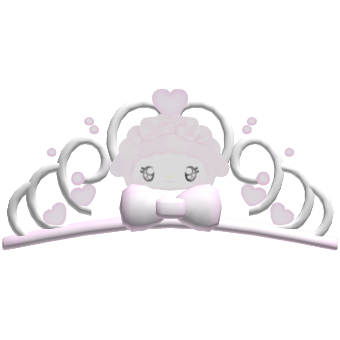 ♡・Cutesy bunny lamb doll pink tiara
