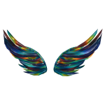 Blacklight Glow Mosaic Wings (CL2)