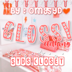 - glossy clothing -
