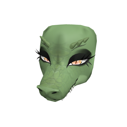 Green Scalie Head [Animated Eyes] Roblox item