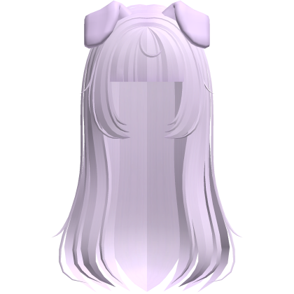 kawaii long soft puppy hair in purple