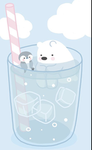 The cute polar bear