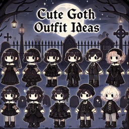 Cute Goth Outfit Ideas