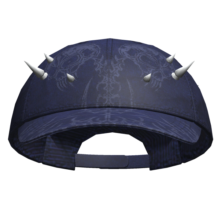 Dual Skeleton Skater Cap Navy