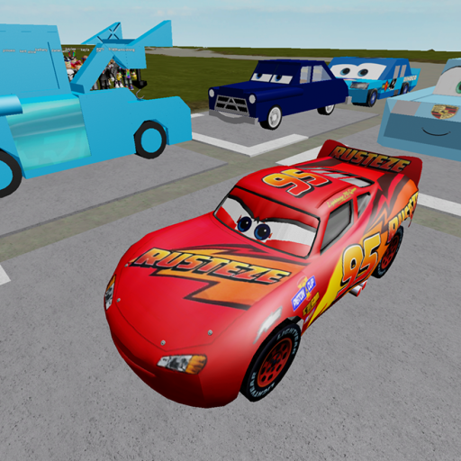 Lightning Mcqueen And Friends Race official Roblox game thumbnail