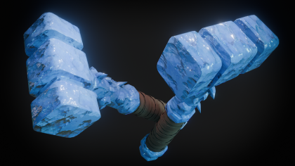 Ice Hammer - Fantasy Weapon preview 2