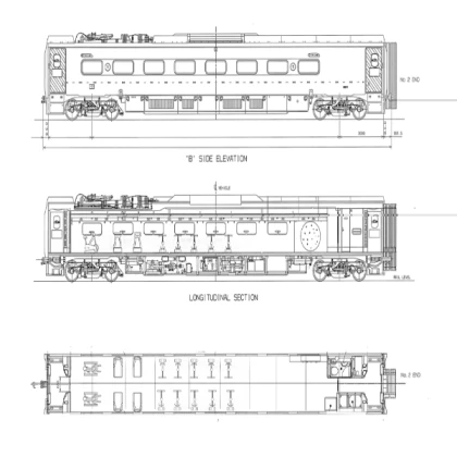 Class 390 Coach Blueprint