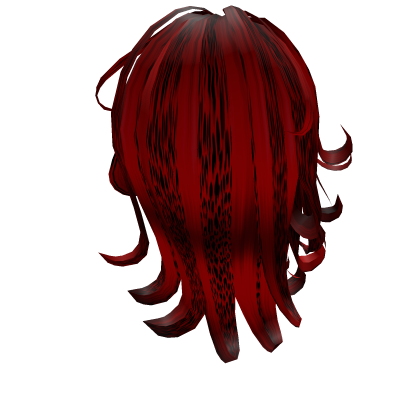 Gyaru Bouncy Layered Curls Red Cheetah