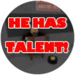 He has talent!