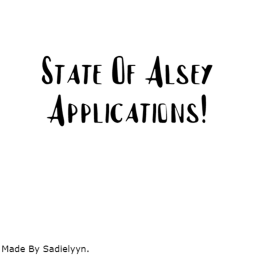 State Of Alsey Applications.