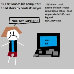 Sue Tart looses his computer (SAD) icon