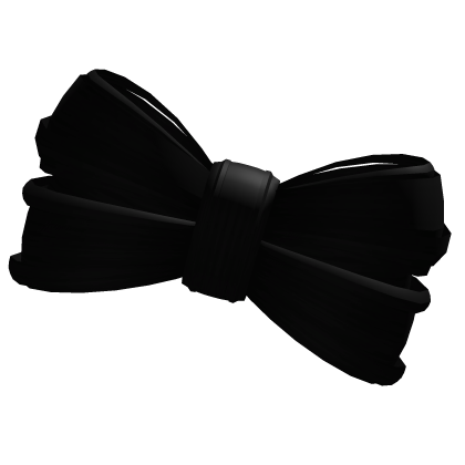 Bouncy Gyaru Shoujo Hair Bow in Black Roblox item