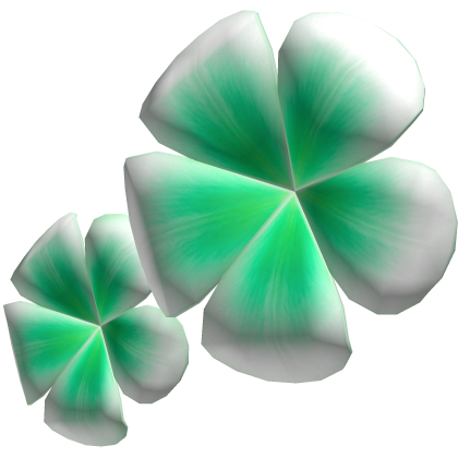 Cute Summer Plumeria Flowers (Green & White) Roblox item