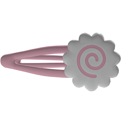 Pink Swirl Hair Clip [Hair] Roblox item