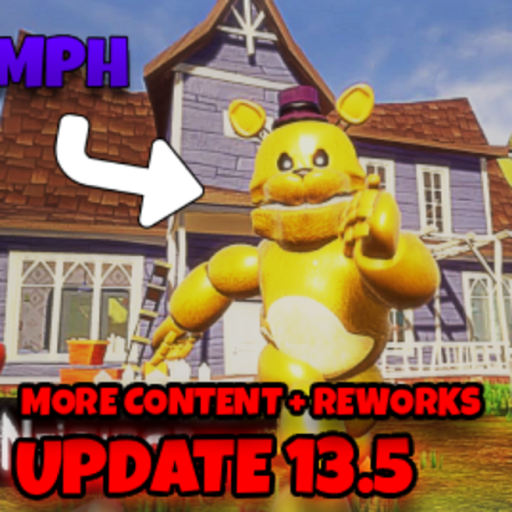 Hello Neighbor but Fredbear official Roblox game thumbnail