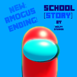 [AMONG US ENDING] School (STORY)
