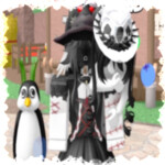 a picture with penguin