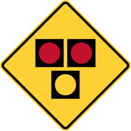 HAWK Signal Ahead Sign Roblox decal