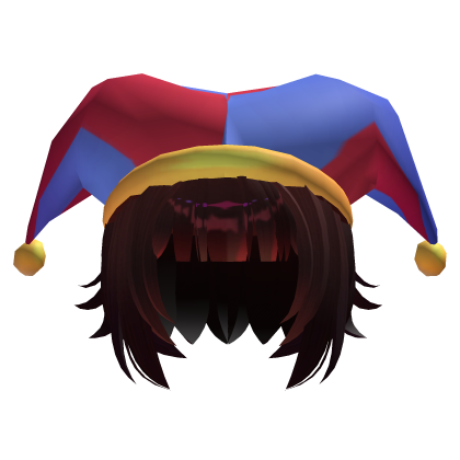 Pomni short brown clown digital circus Roblox item