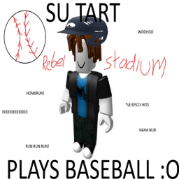 SU TART PLAYS BASEBALL!