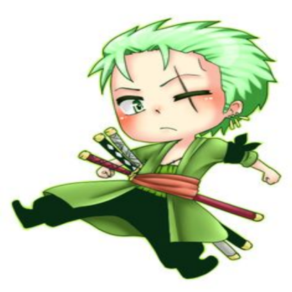 Zoro Chibi Roblox decal