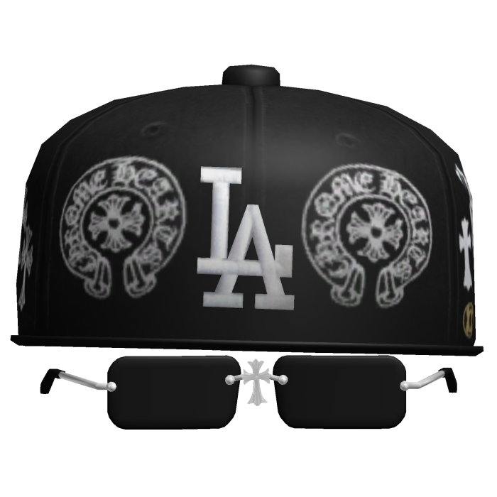 LA Fitted Hat with Chrome Shades