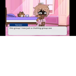 Gacha life (,giving some roux away)