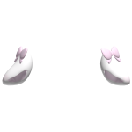 ♡ Baby Lamb Ears & Pink Bow
