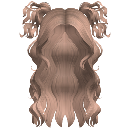 Cute Curly Long Pigtails (Milktea) Roblox item