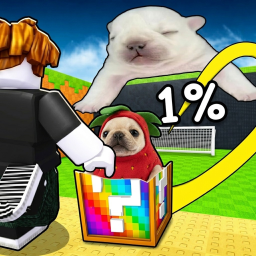 Kick a Lucky Block for Pibbles!