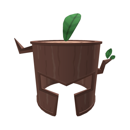 Wooden Brown Helmet - Knight Roblox item