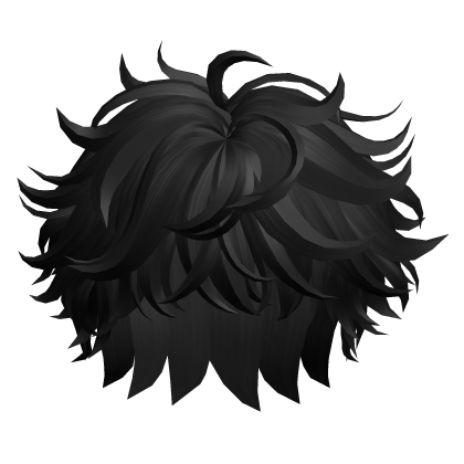 Fluffy Messy Hair(Black)