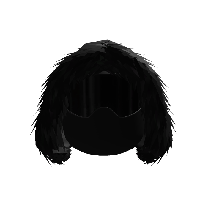 Black Tactical Fur Mask